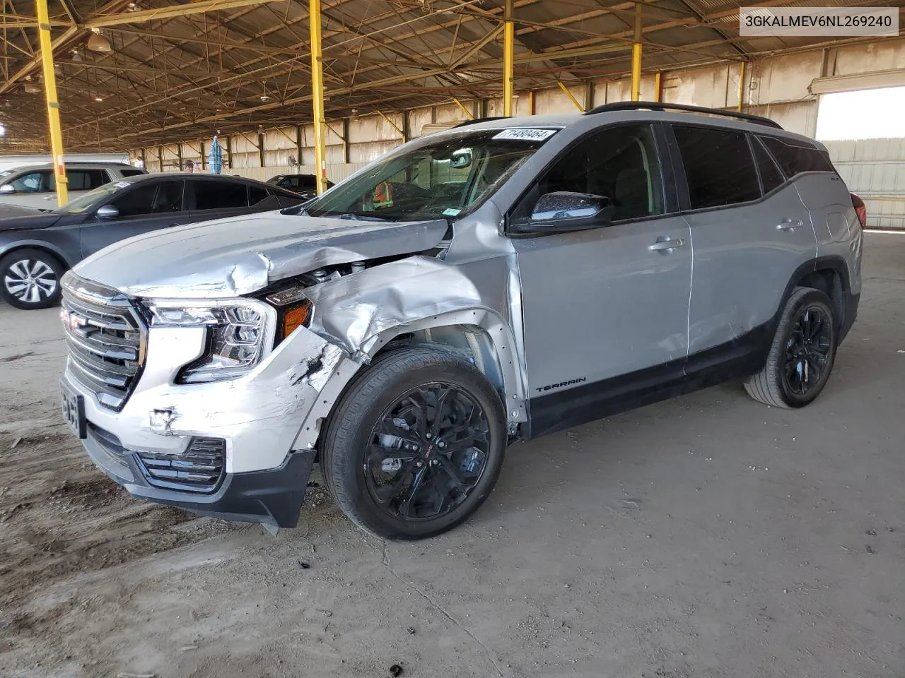 2022 GMC Terrain Sle VIN: 3GKALMEV6NL269240 Lot: 71480464