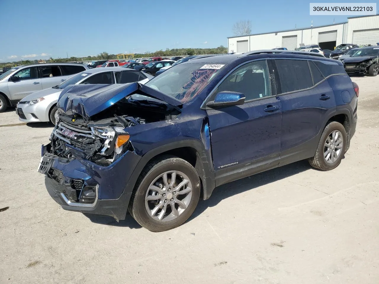 2022 GMC Terrain Slt VIN: 3GKALVEV6NL222103 Lot: 72764644