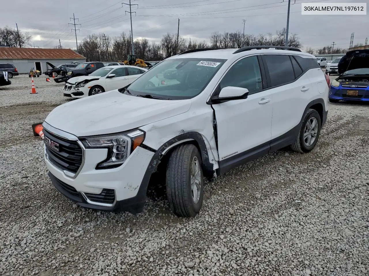 3GKALMEV7NL197612 2022 GMC Terrain Sle