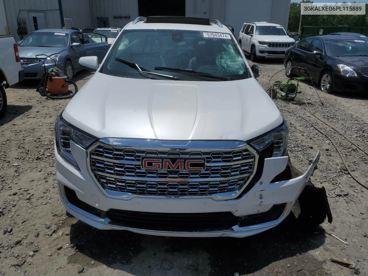 2023 GMC Terrain Denali VIN: 3GKALXEG6PL115889 Lot: 57043474