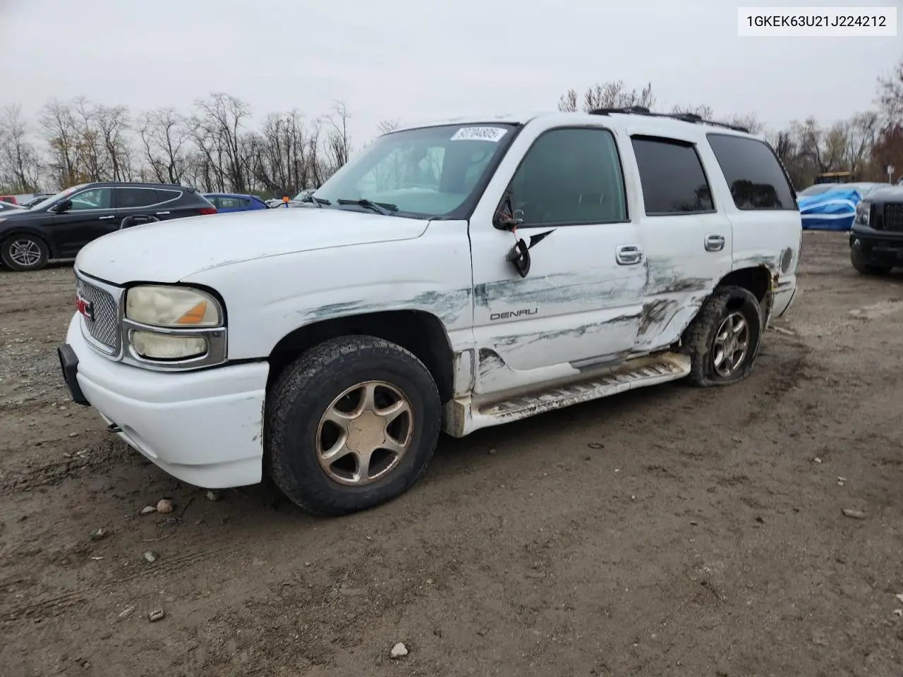 1GKEK63U21J224212 2001 GMC Yukon Denali