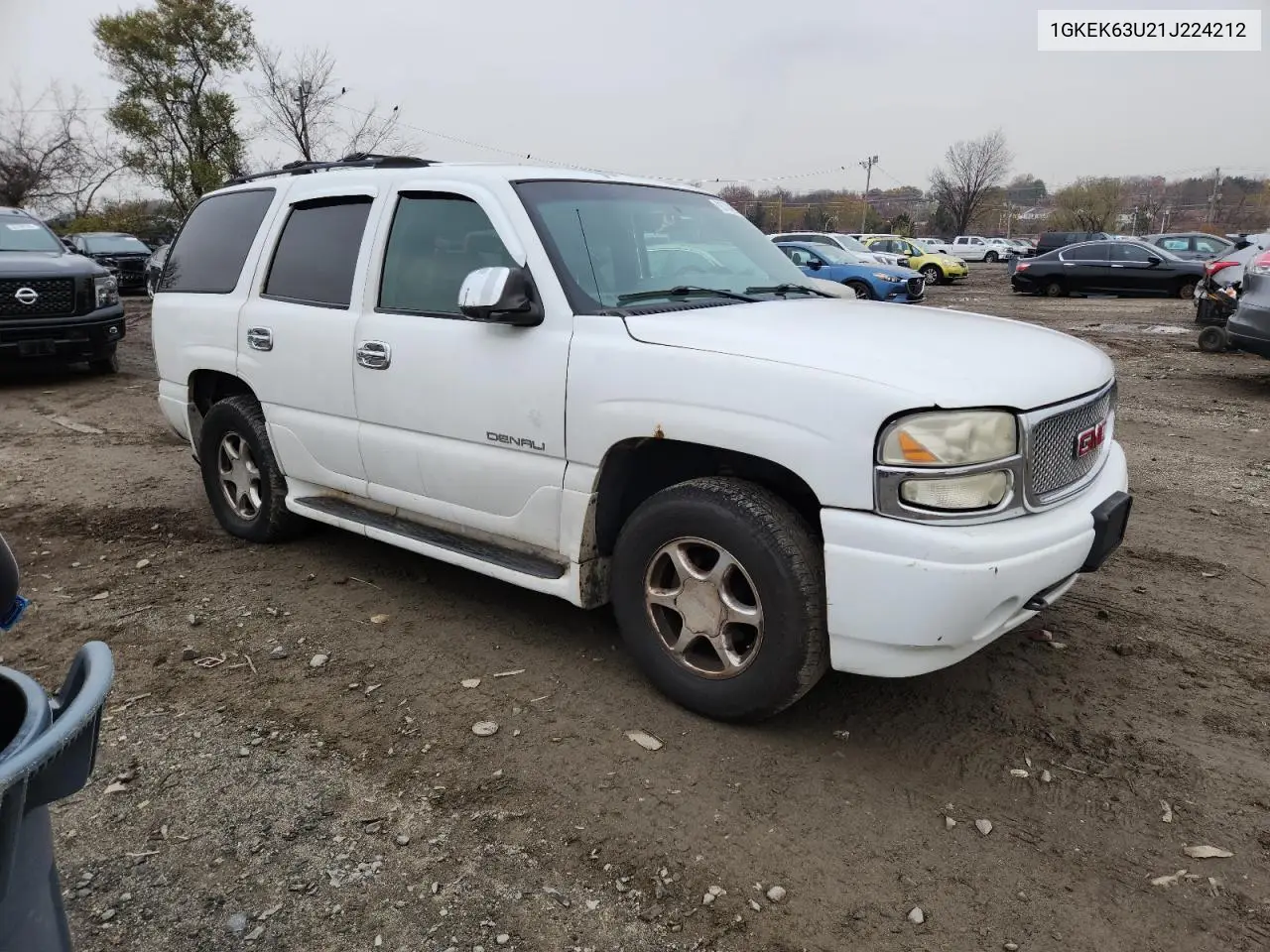 1GKEK63U21J224212 2001 GMC Yukon Denali