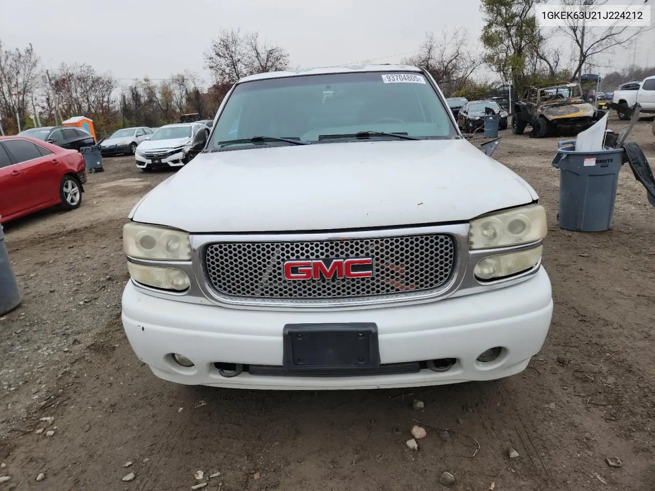 1GKEK63U21J224212 2001 GMC Yukon Denali