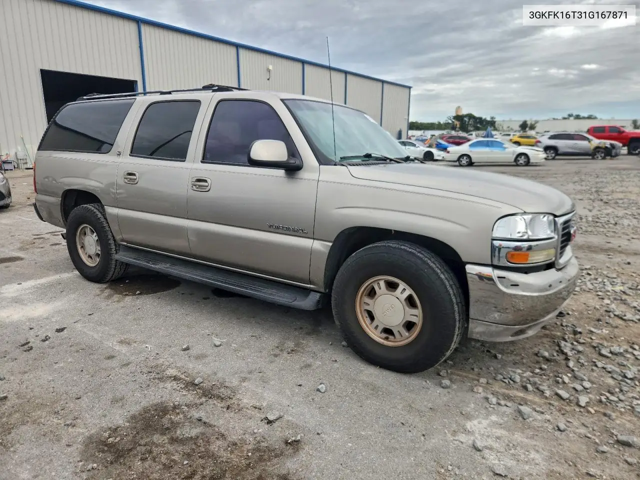 3GKFK16T31G167871 2001 GMC Yukon Xl K1500