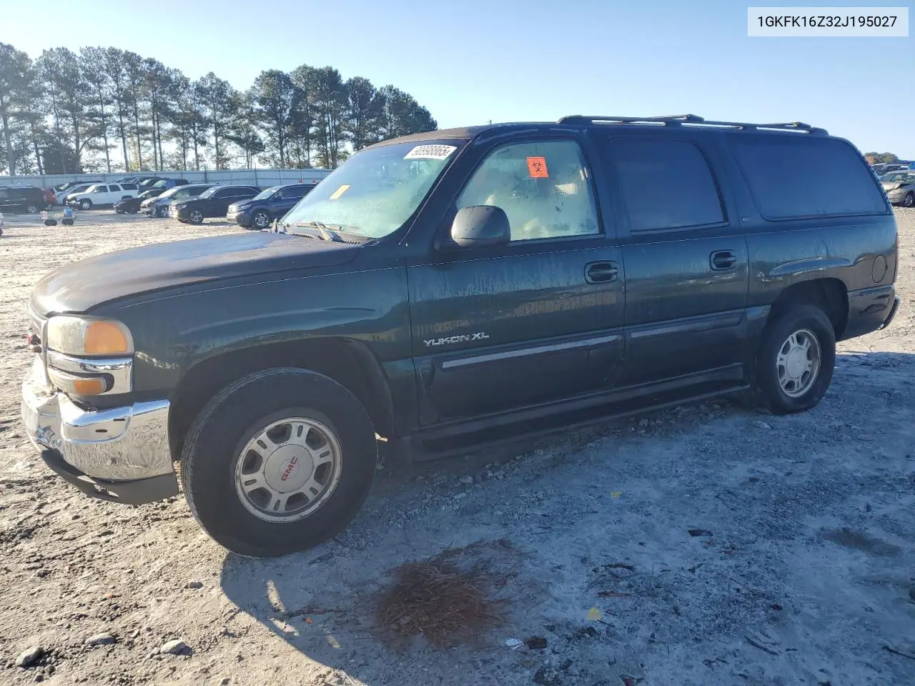 1GKFK16Z32J195027 2002 GMC Yukon Xl K1500