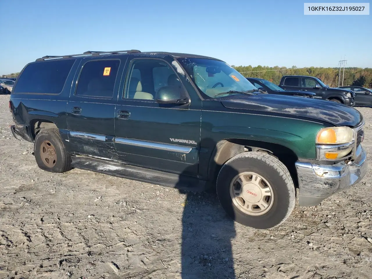 1GKFK16Z32J195027 2002 GMC Yukon Xl K1500