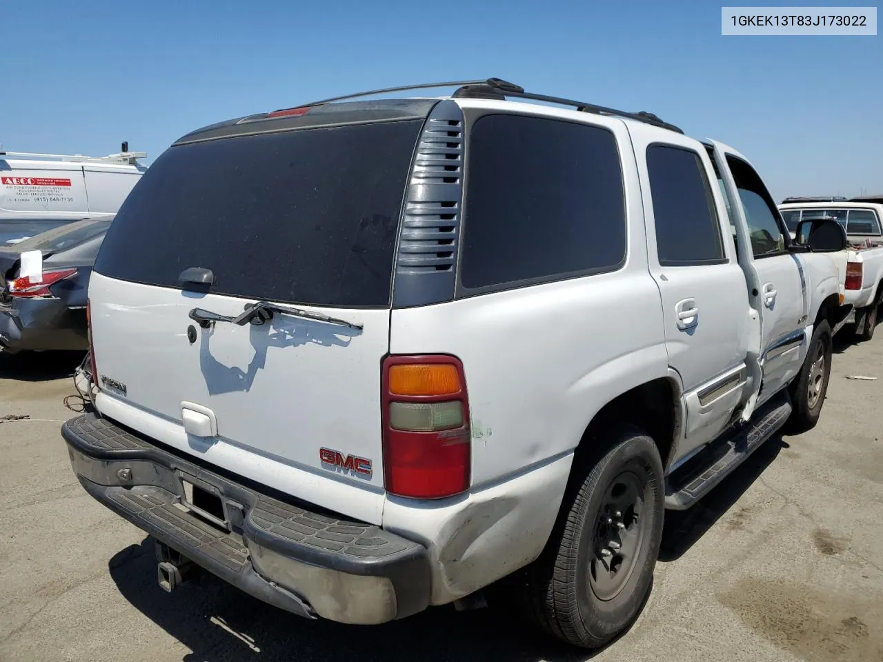 1GKEK13T83J173022 2003 GMC Yukon