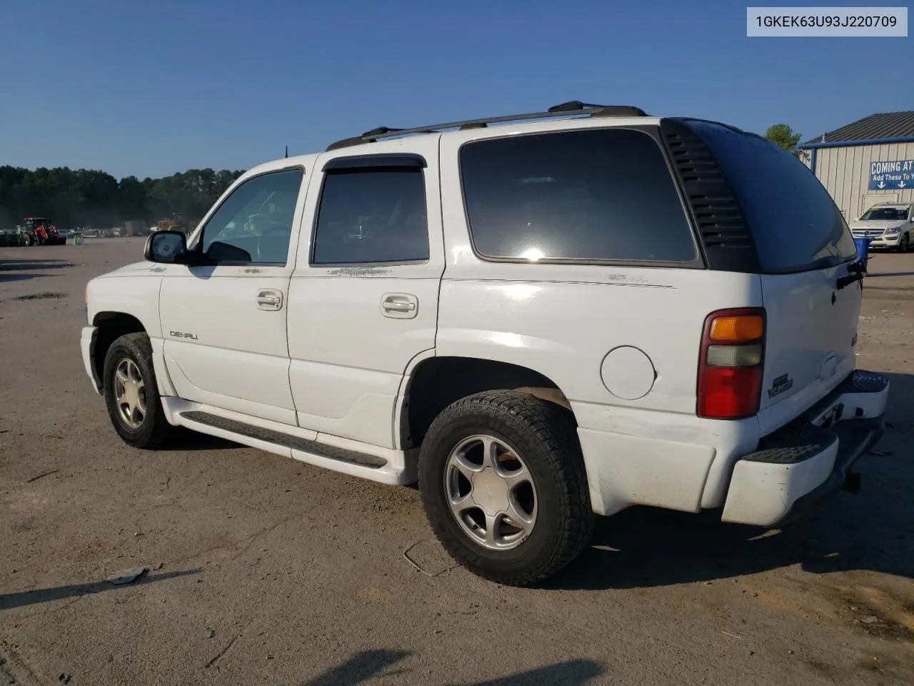 2003 GMC Yukon Denali VIN: 1GKEK63U93J220709 Lot: 71478794