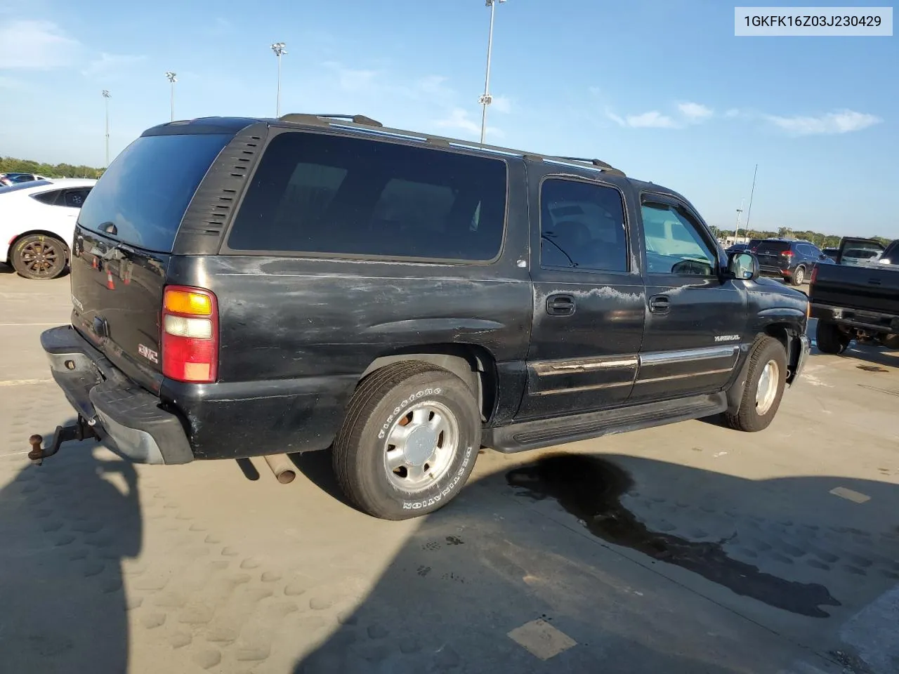 1GKFK16Z03J230429 2003 GMC Yukon Xl K1500