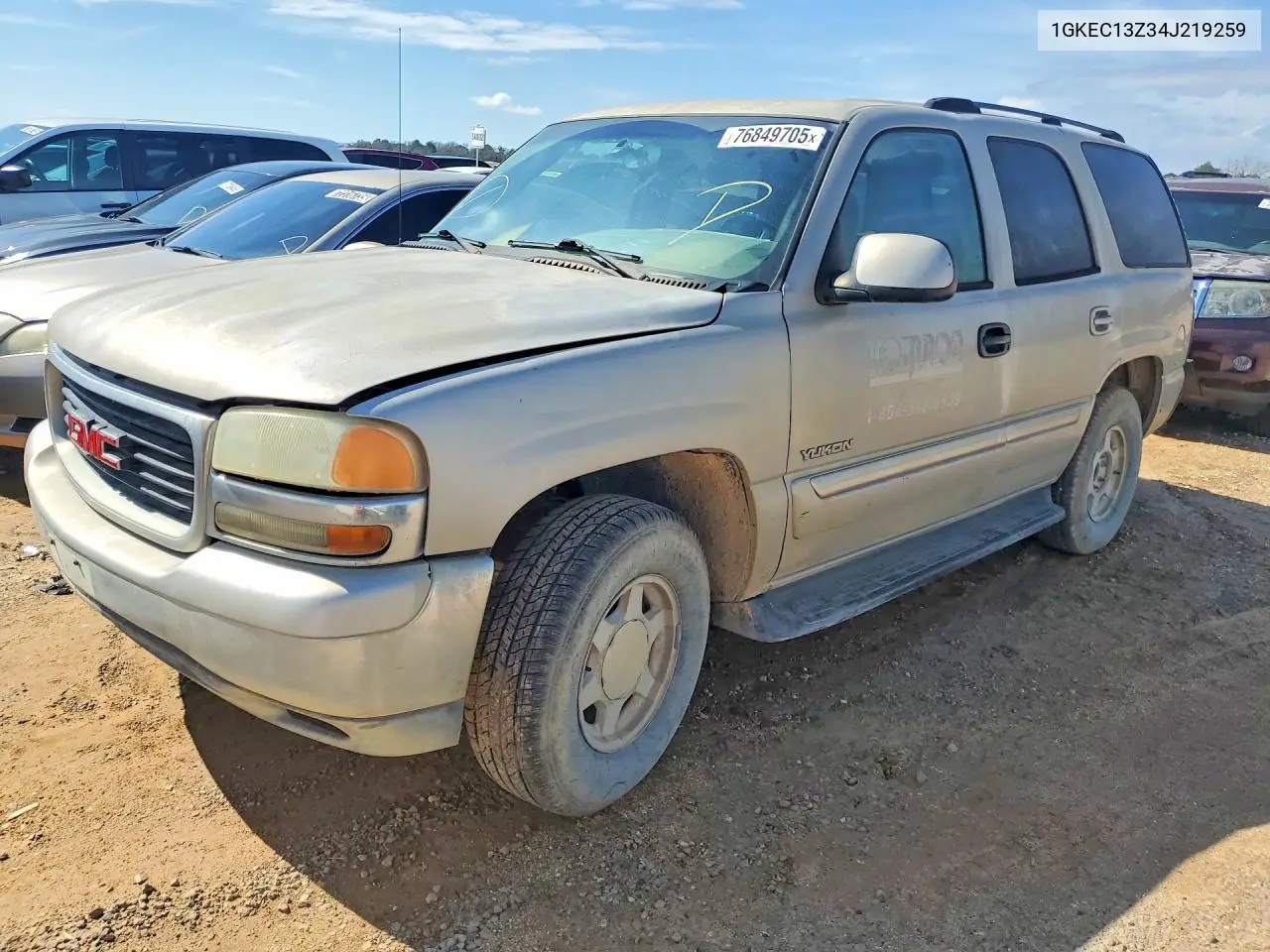 1GKEC13Z34J219259 2004 GMC Yukon