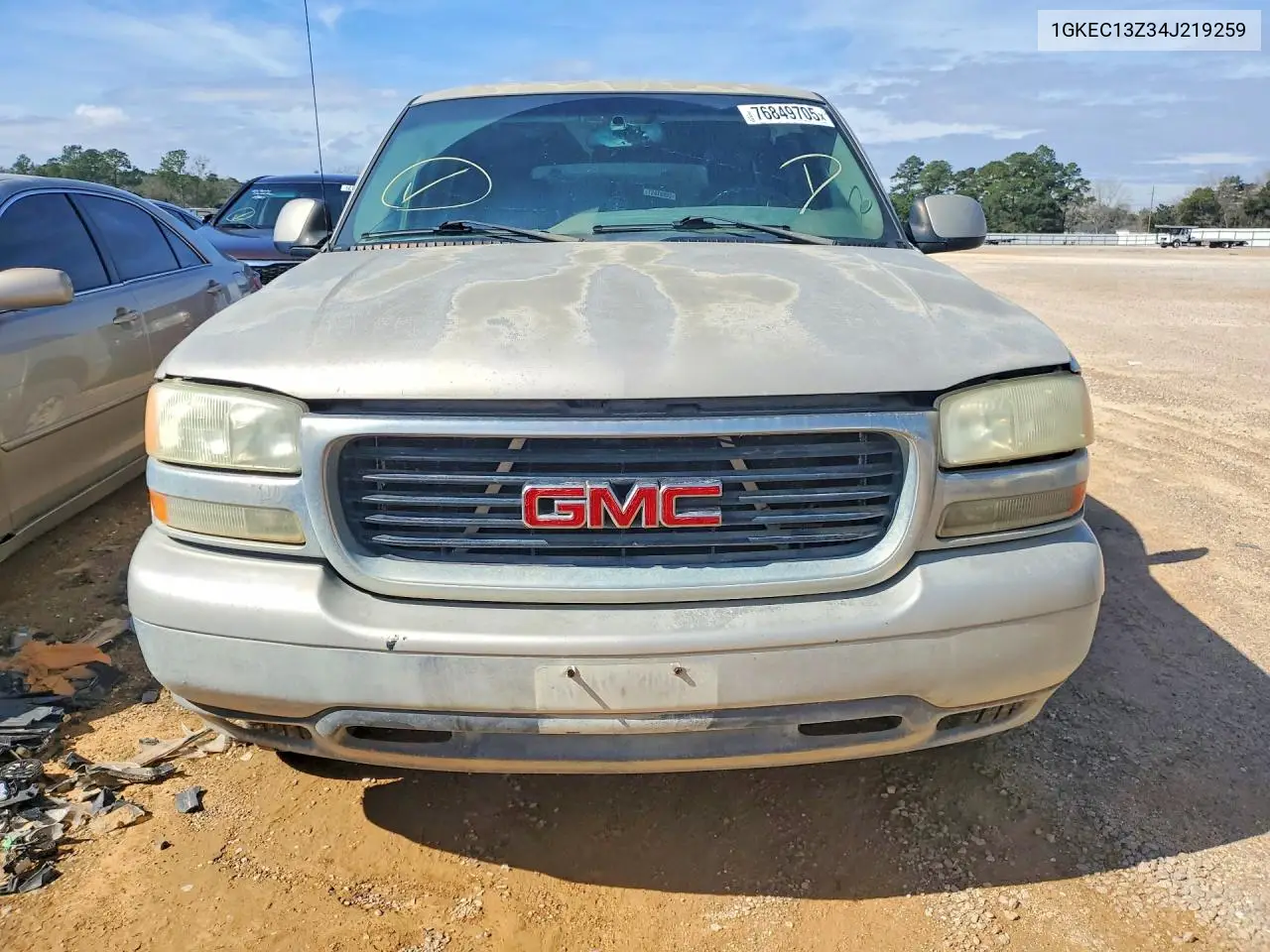1GKEC13Z34J219259 2004 GMC Yukon