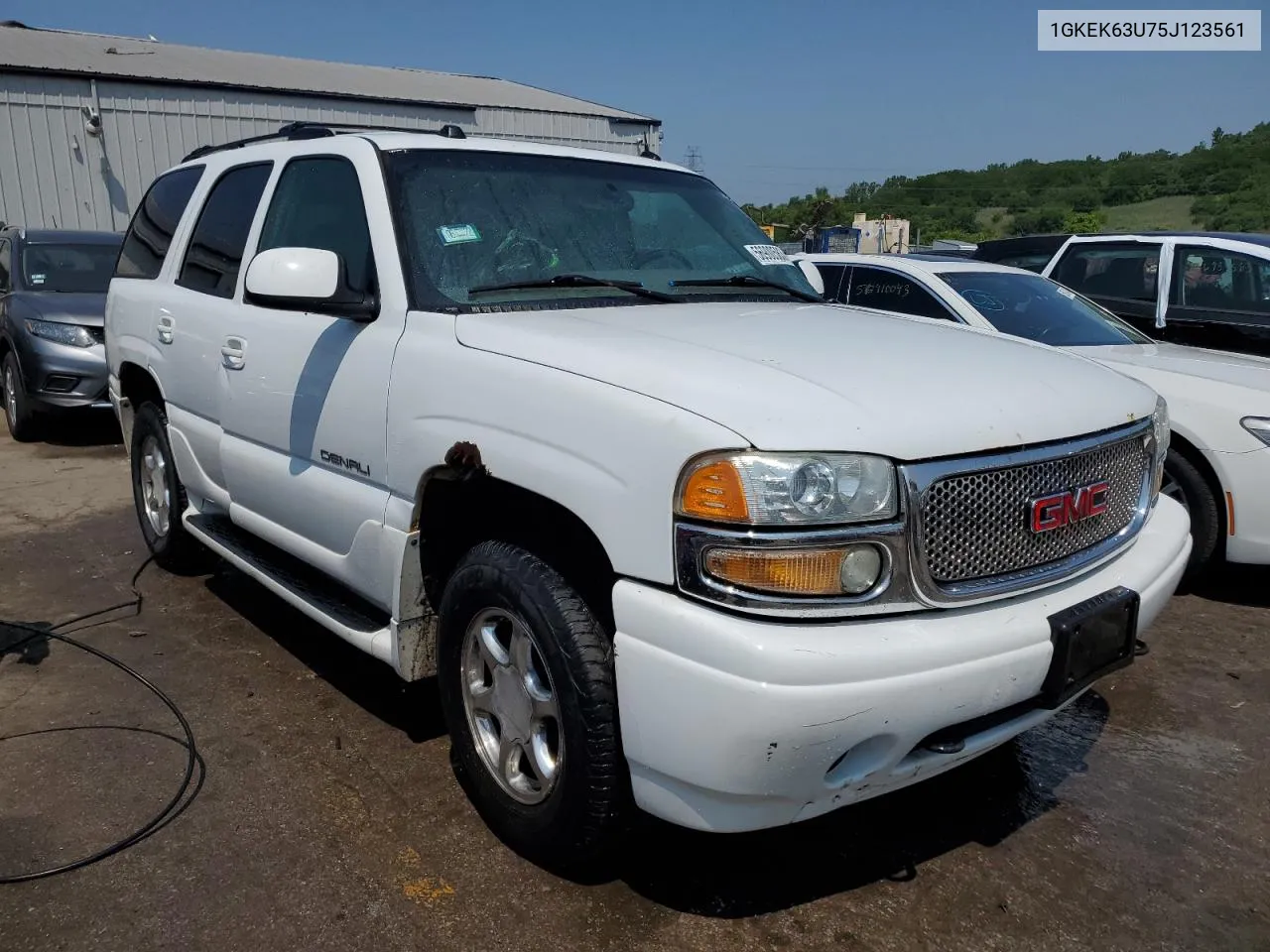 2005 GMC Yukon Denali VIN: 1GKEK63U75J123561 Lot: 56900583