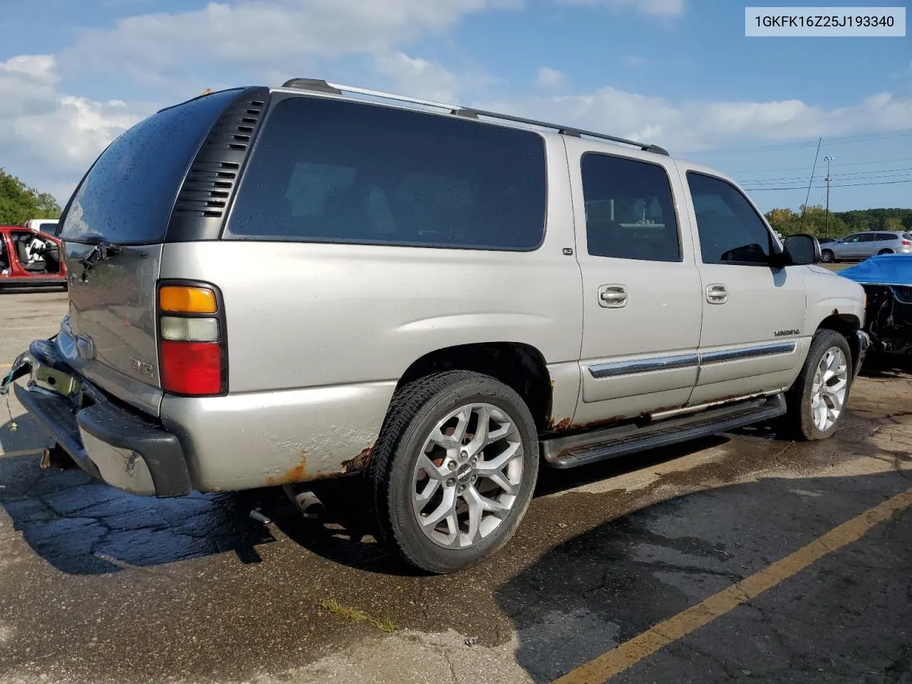 2005 GMC Yukon Xl K1500 VIN: 1GKFK16Z25J193340 Lot: 71174814