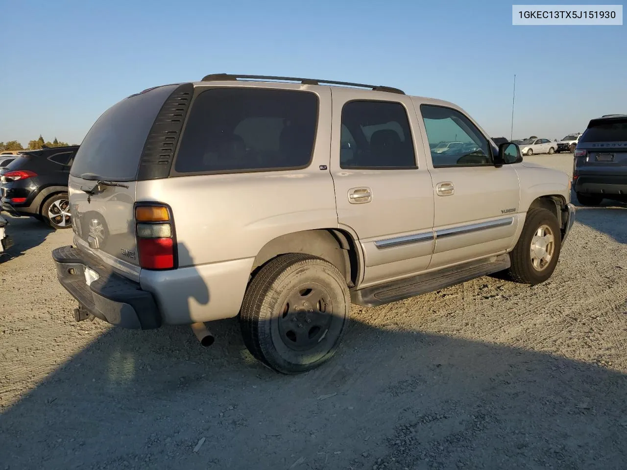 1GKEC13TX5J151930 2005 GMC Yukon