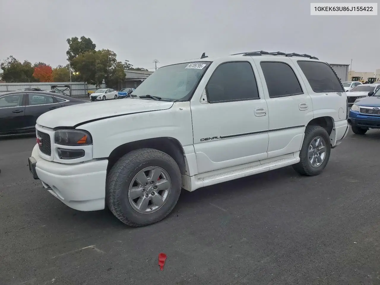 1GKEK63U86J155422 2006 GMC Yukon Denali