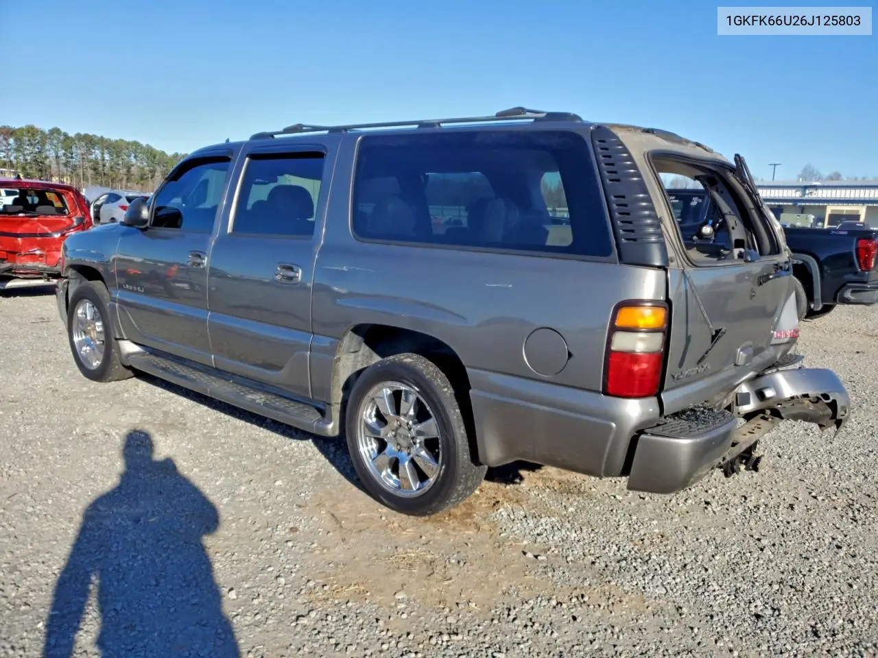 1GKFK66U26J125803 2006 GMC Yukon Xl Denali