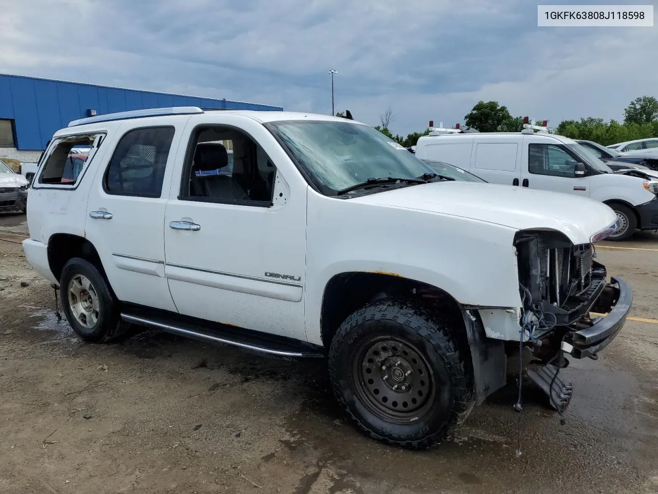 1GKFK63808J118598 2008 GMC Yukon Denali