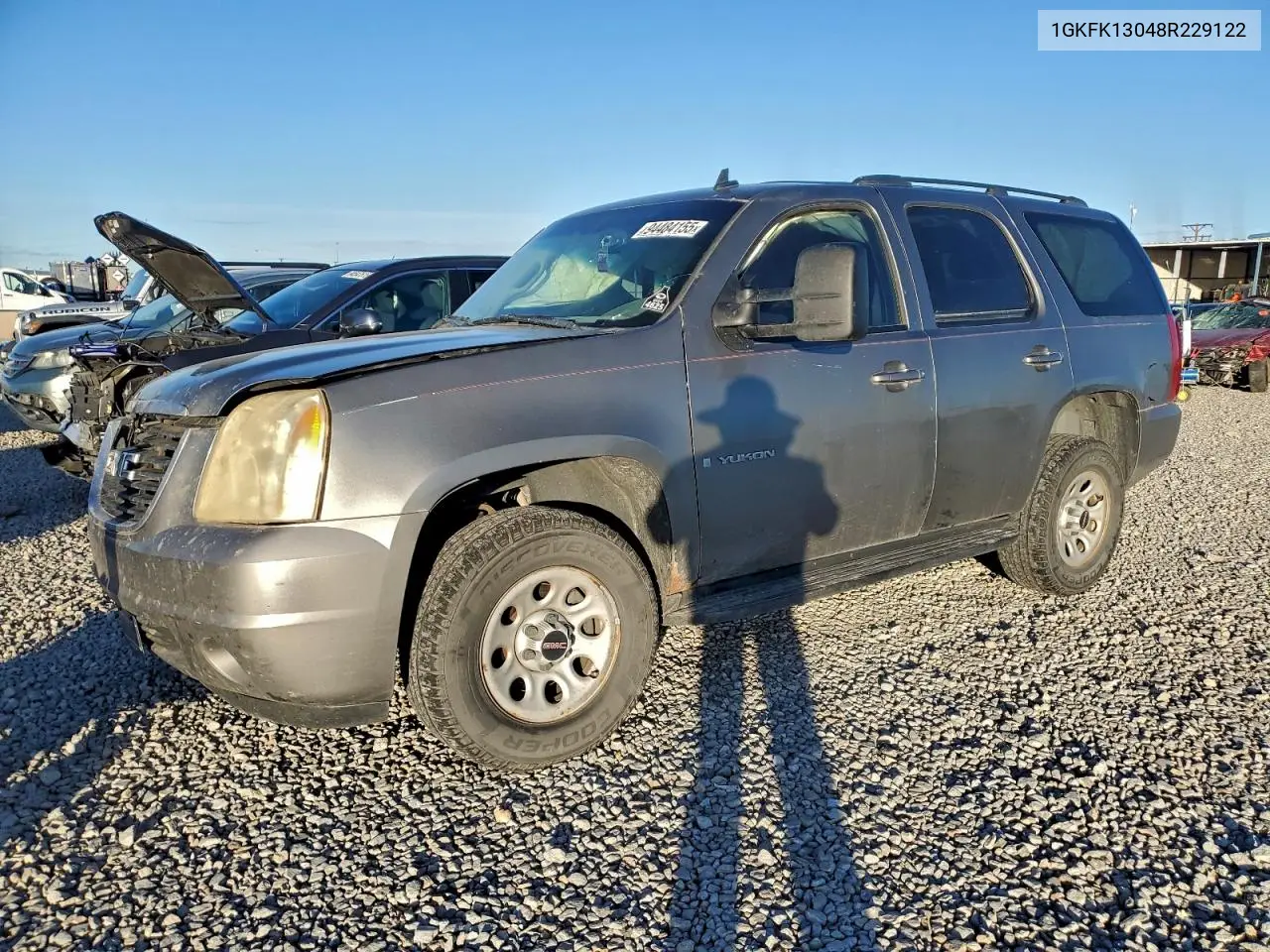 1GKFK13048R229122 2008 GMC Yukon