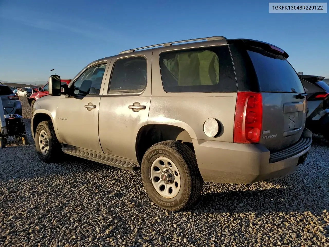 1GKFK13048R229122 2008 GMC Yukon