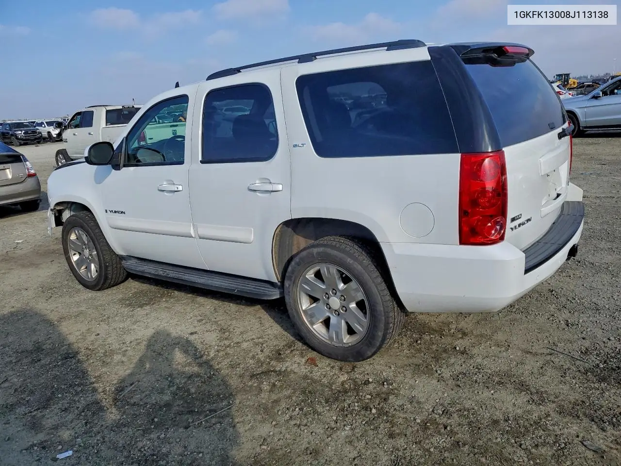 1GKFK13008J113138 2008 GMC Yukon
