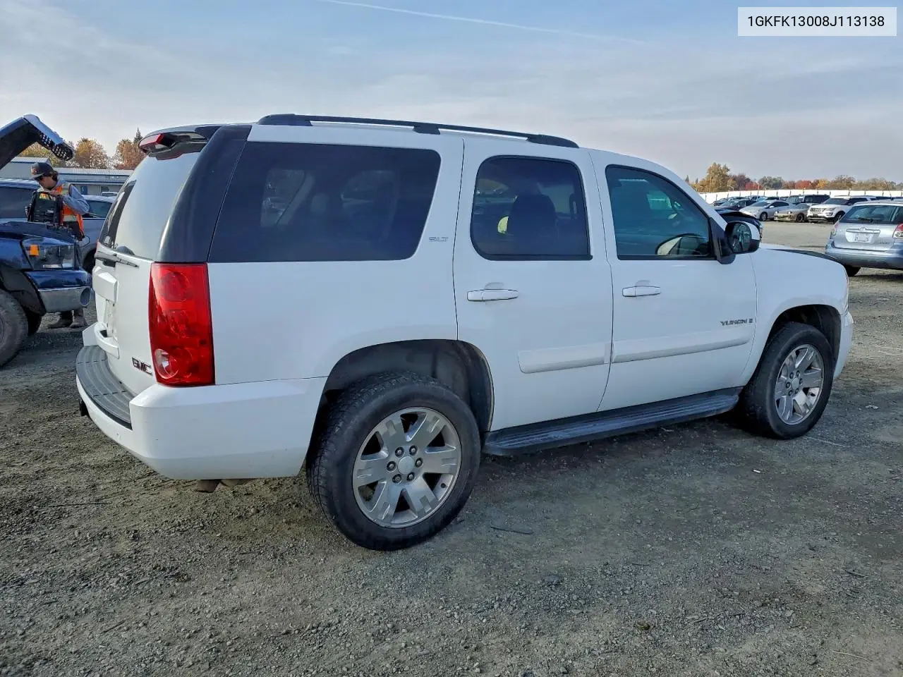 1GKFK13008J113138 2008 GMC Yukon