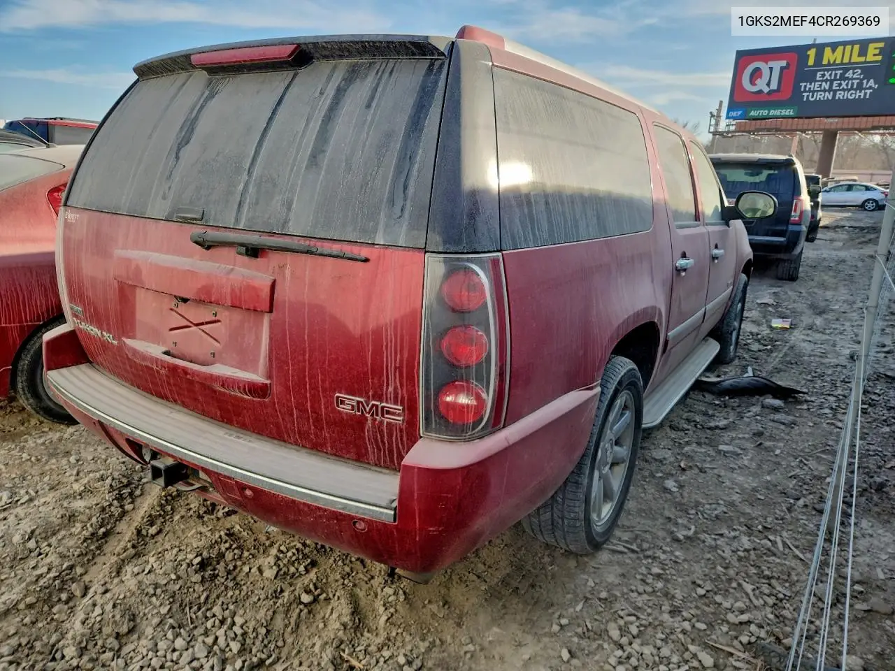 1GKS2MEF4CR269369 2012 GMC Yukon Xl Denali