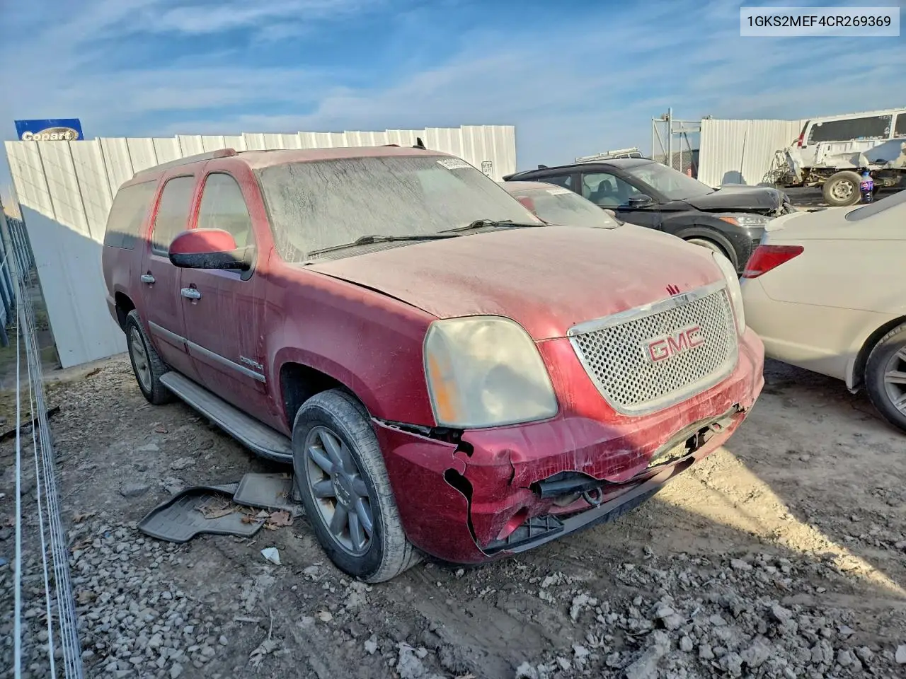 1GKS2MEF4CR269369 2012 GMC Yukon Xl Denali