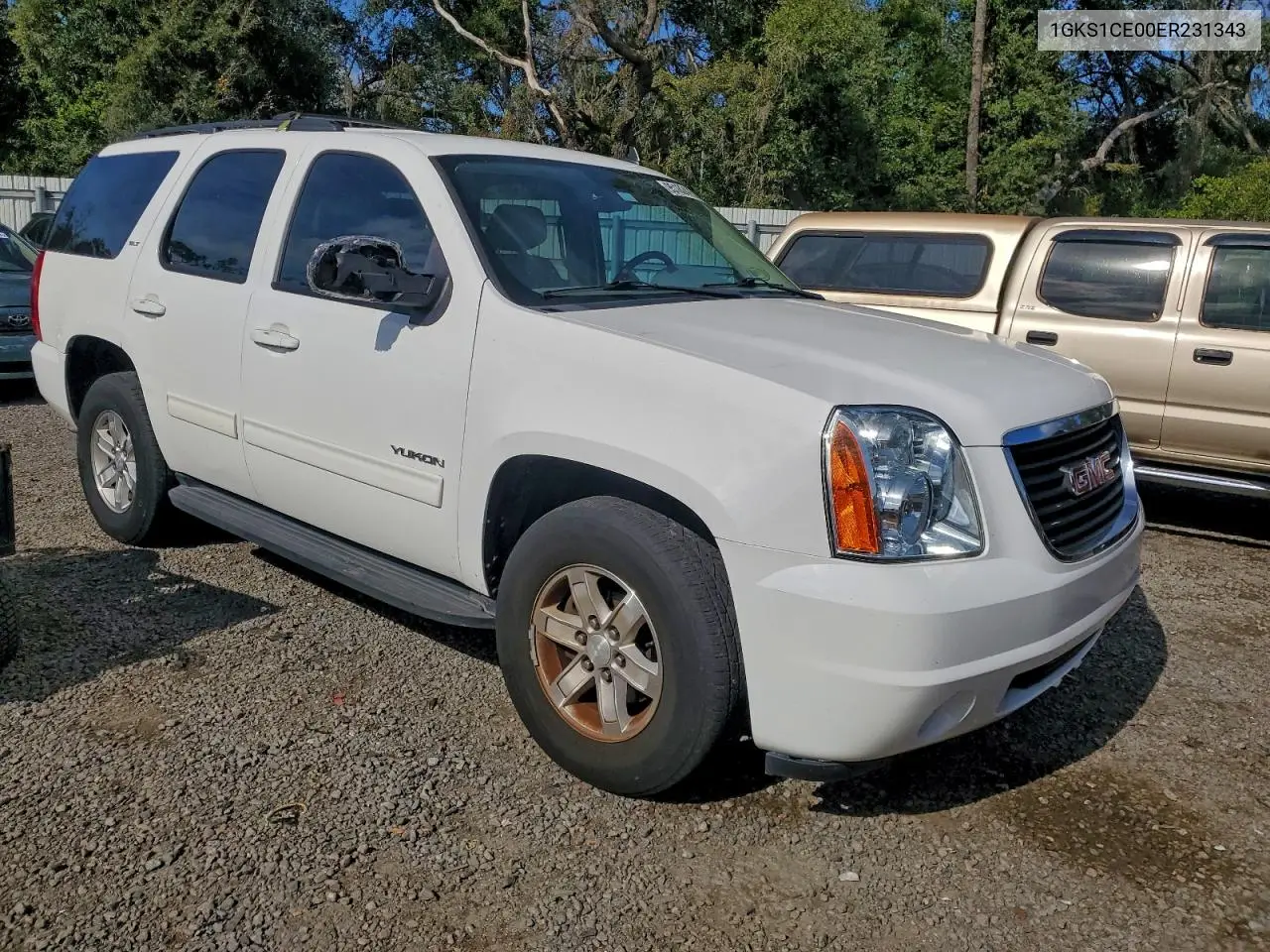1GKS1CE00ER231343 2014 GMC Yukon Slt