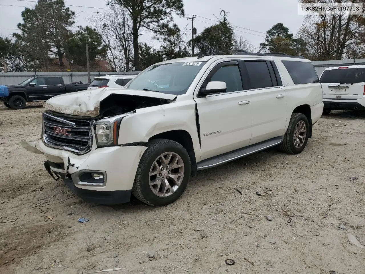 1GKS2HKC5FR197703 2015 GMC Yukon Xl K1500 Slt