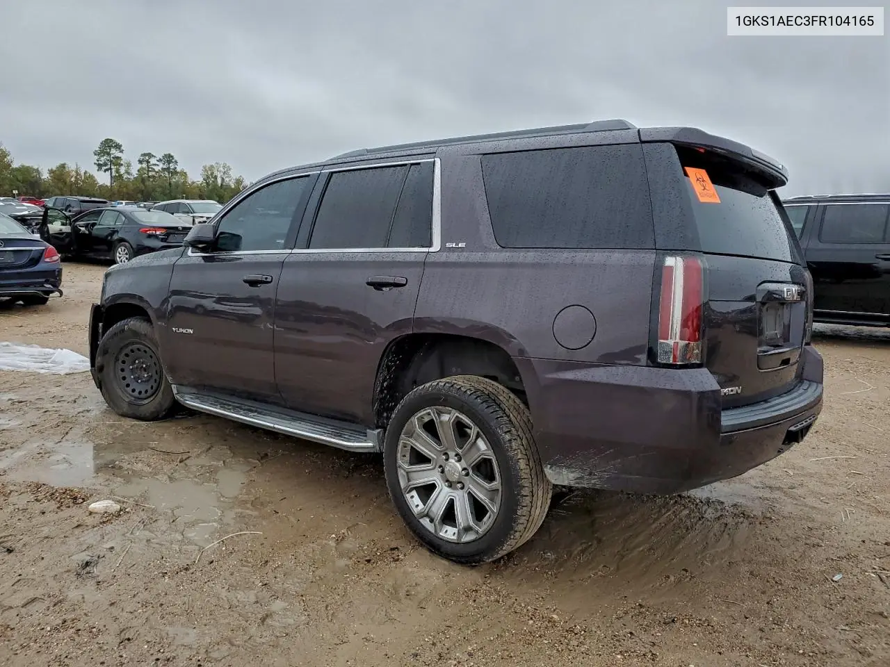 1GKS1AEC3FR104165 2015 GMC Yukon Sle