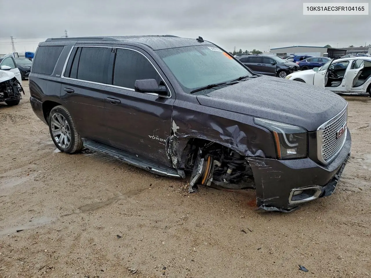 1GKS1AEC3FR104165 2015 GMC Yukon Sle