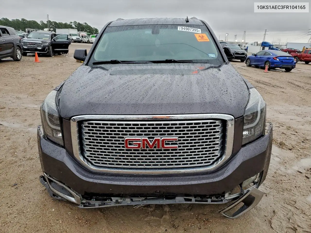 1GKS1AEC3FR104165 2015 GMC Yukon Sle