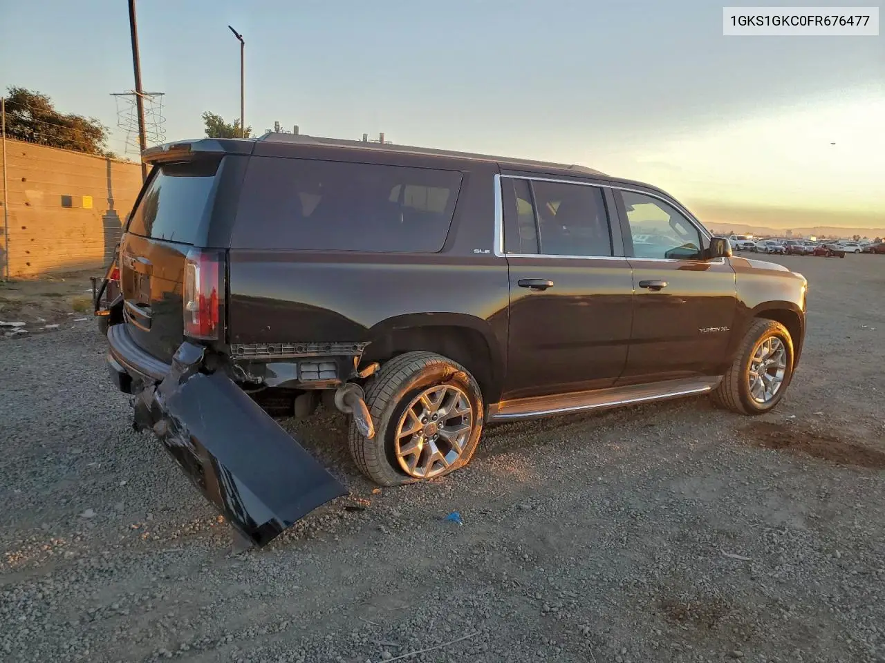 1GKS1GKC0FR676477 2015 GMC Yukon Xl C1500 Sle