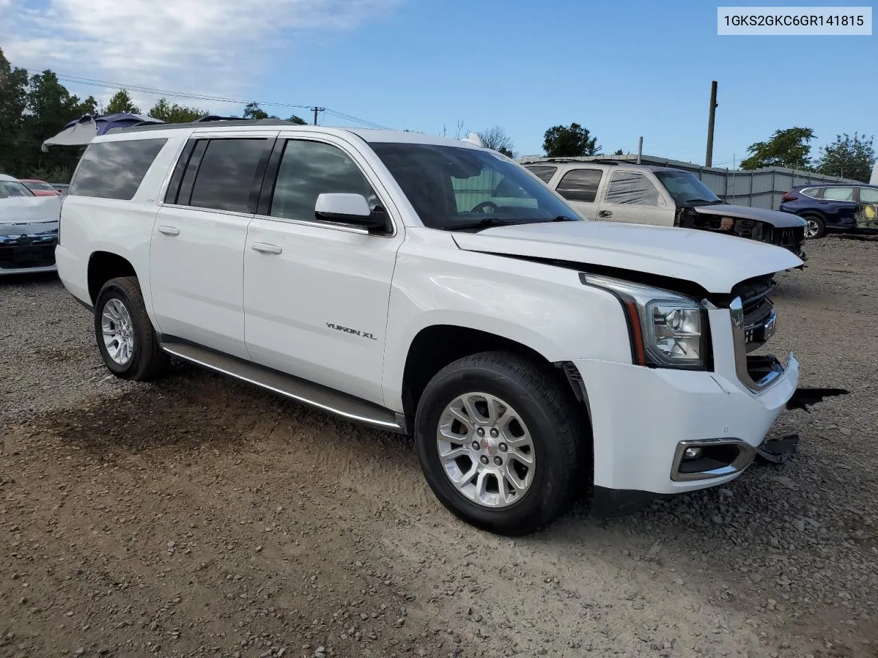 1GKS2GKC6GR141815 2016 GMC Yukon Xl K1500 Slt