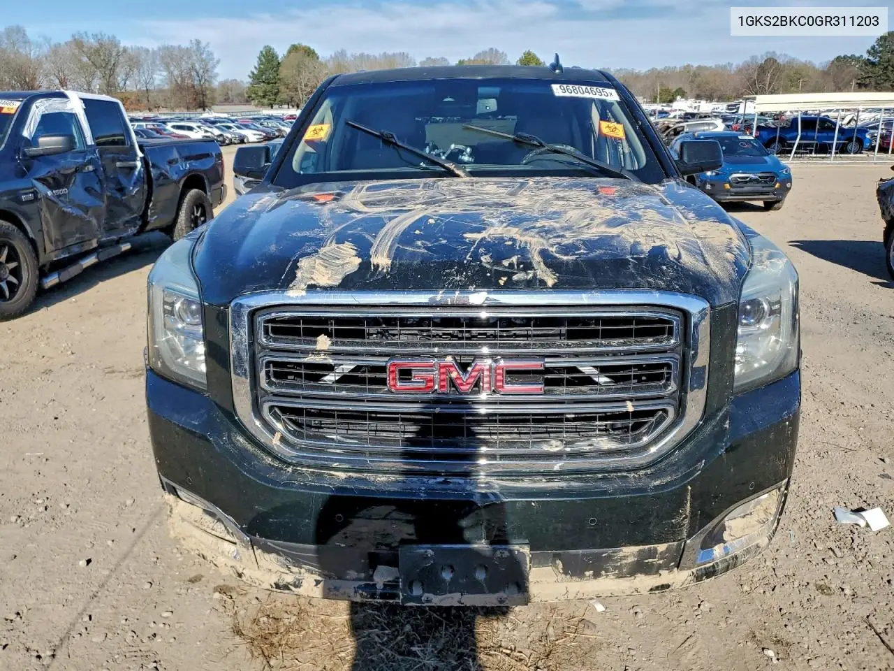 1GKS2BKC0GR311203 2016 GMC Yukon Slt