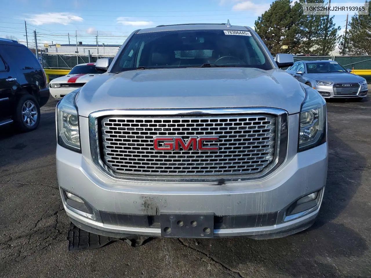 1GKS2HKJ2HR193965 2017 GMC Yukon Xl Denali