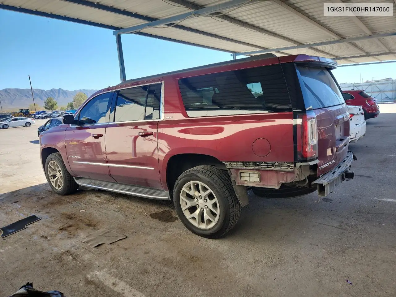 1GKS1FKC0HR147060 2017 GMC Yukon Xl C1500 Sle