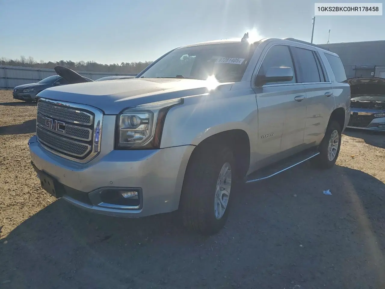 1GKS2BKC0HR178458 2017 GMC Yukon Slt