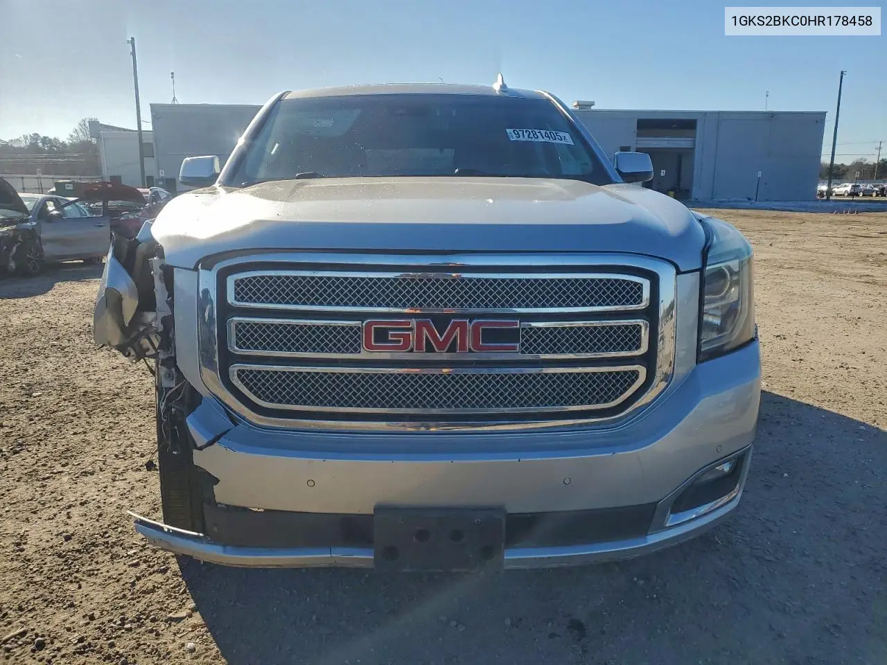 1GKS2BKC0HR178458 2017 GMC Yukon Slt