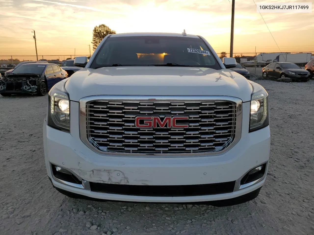 2018 GMC Yukon Xl Denali VIN: 1GKS2HKJ7JR117499 Lot: 72320344