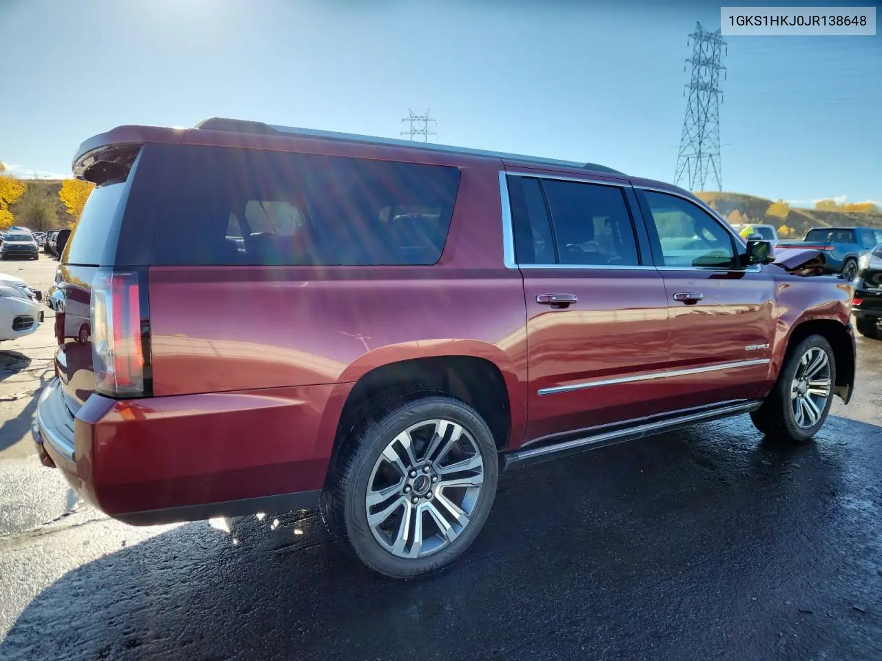 1GKS1HKJ0JR138648 2018 GMC Yukon Xl Denali