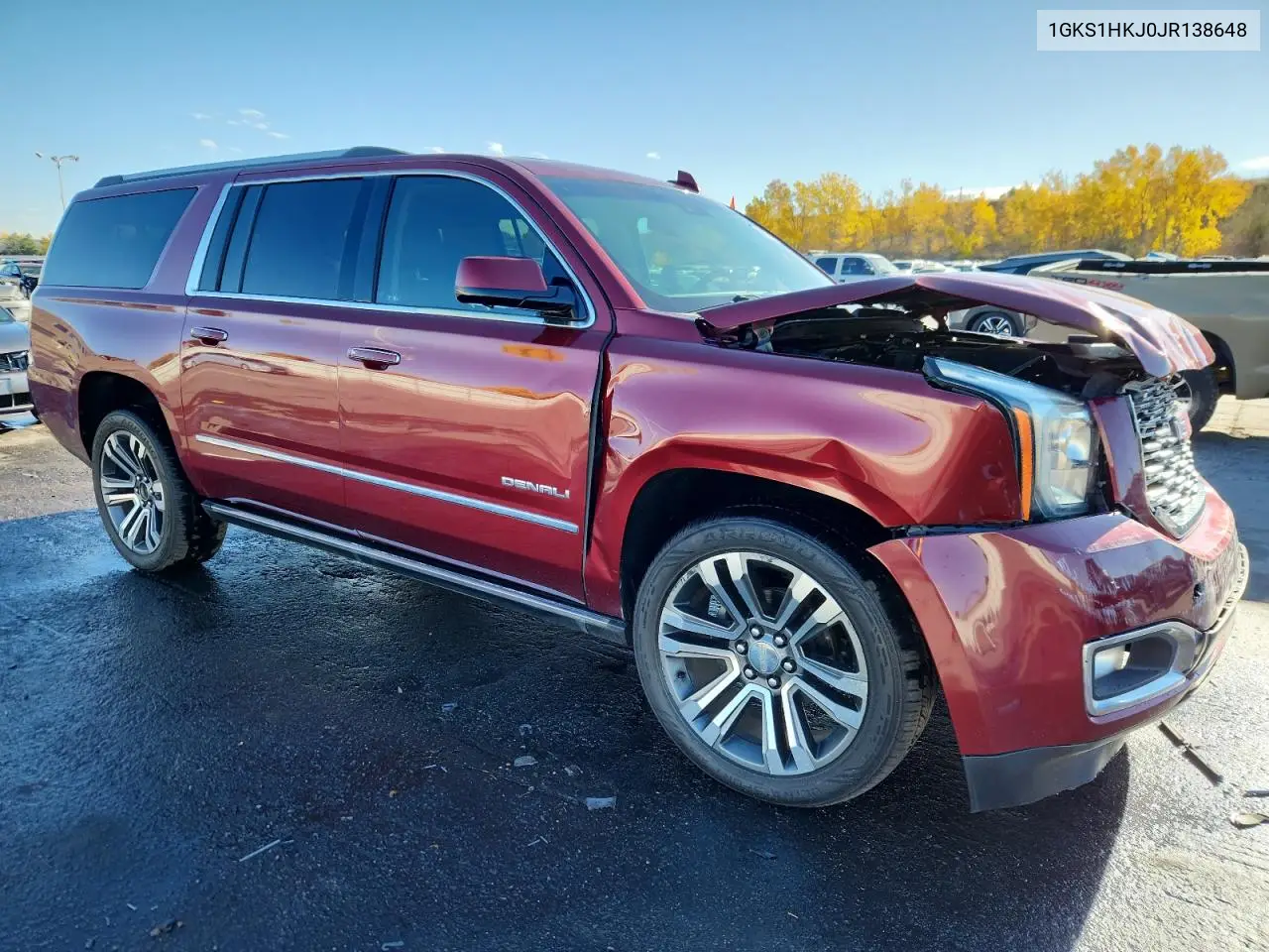 1GKS1HKJ0JR138648 2018 GMC Yukon Xl Denali