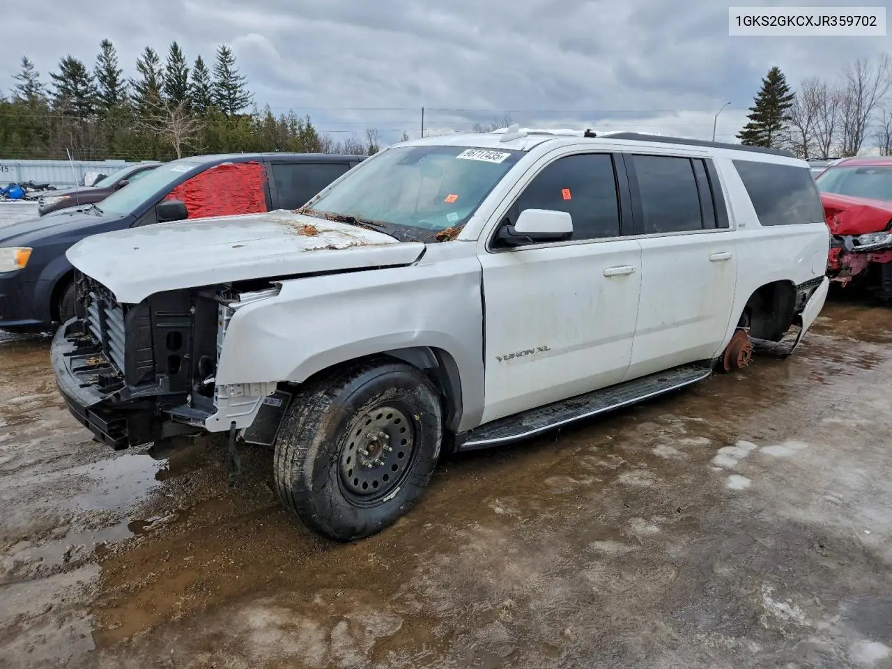 1GKS2GKCXJR359702 2018 GMC Yukon Xl K1500 Slt