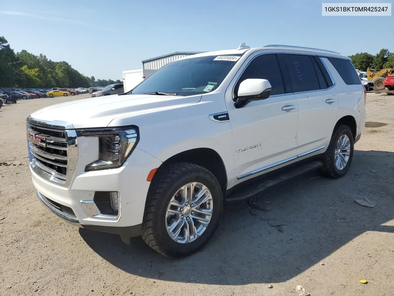 2021 GMC Yukon Slt VIN: 1GKS1BKT0MR425247 Lot: 76037014