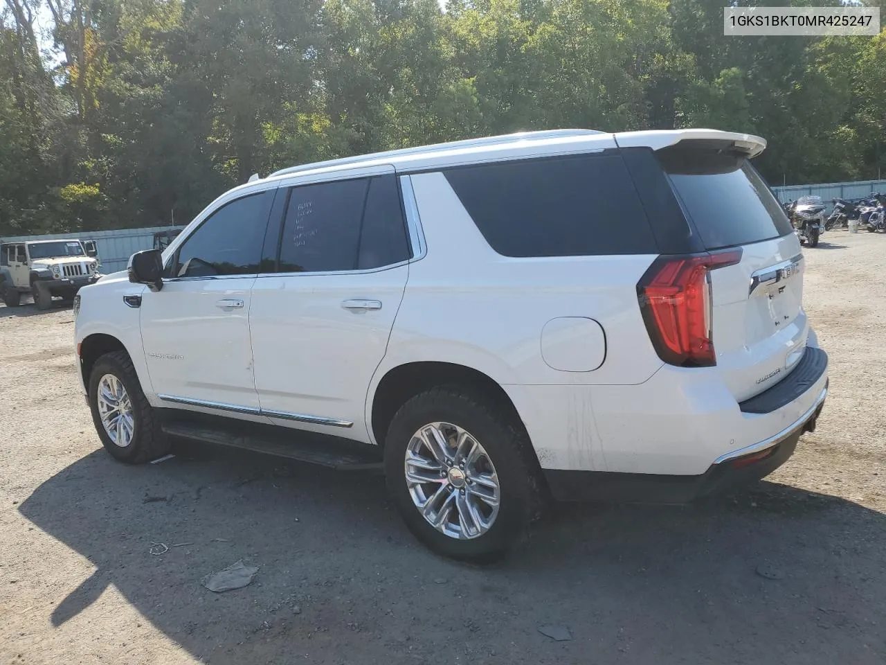 2021 GMC Yukon Slt VIN: 1GKS1BKT0MR425247 Lot: 76037014