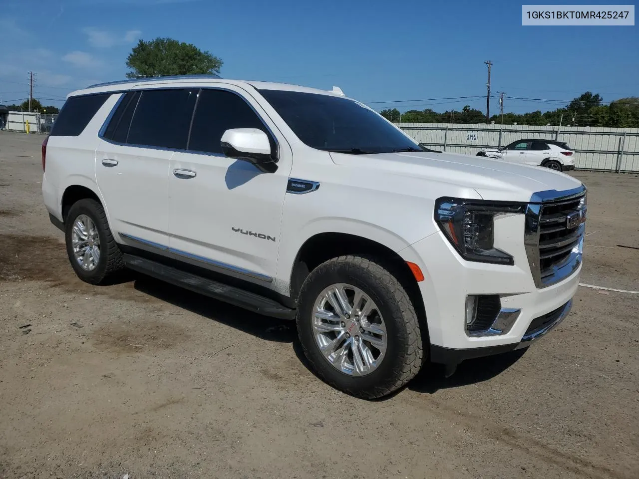 2021 GMC Yukon Slt VIN: 1GKS1BKT0MR425247 Lot: 76037014