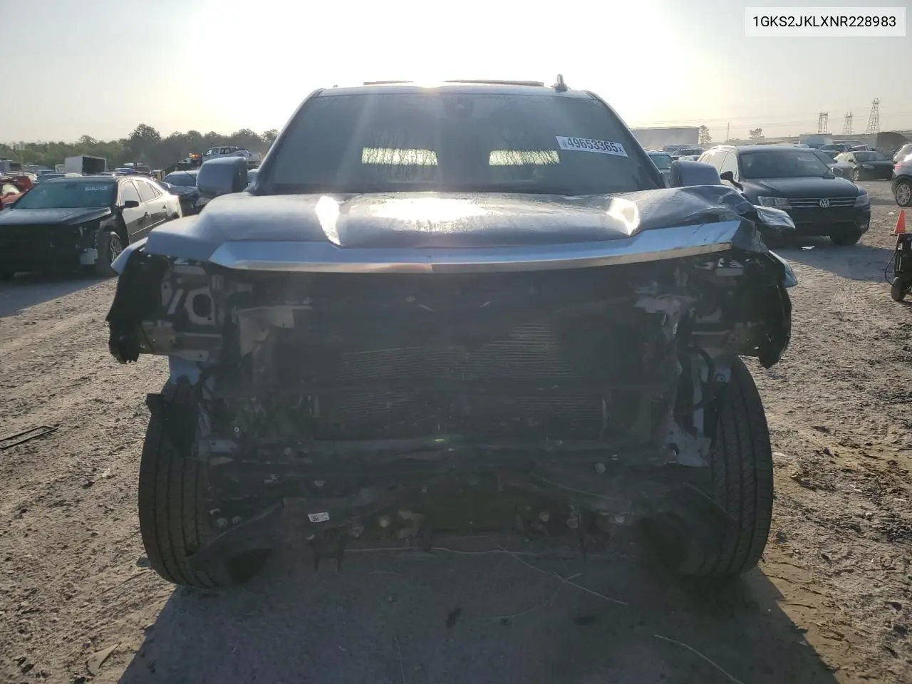 2022 GMC Yukon Xl Denali VIN: 1GKS2JKLXNR228983 Lot: 49653365