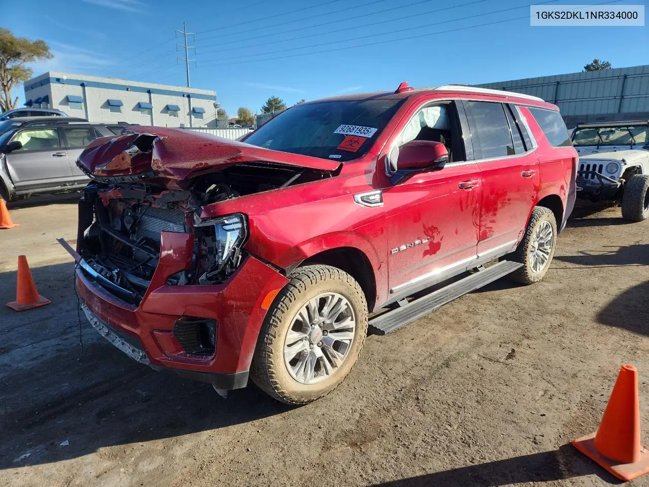 1GKS2DKL1NR334000 2022 GMC Yukon Denali