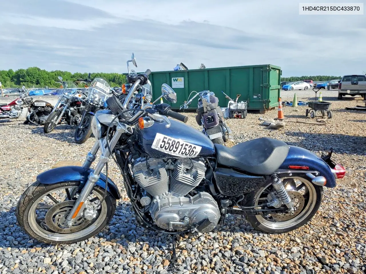 2013 Harley-Davidson Xl883 Superlow VIN: 1HD4CR215DC433870 Lot: 55891536