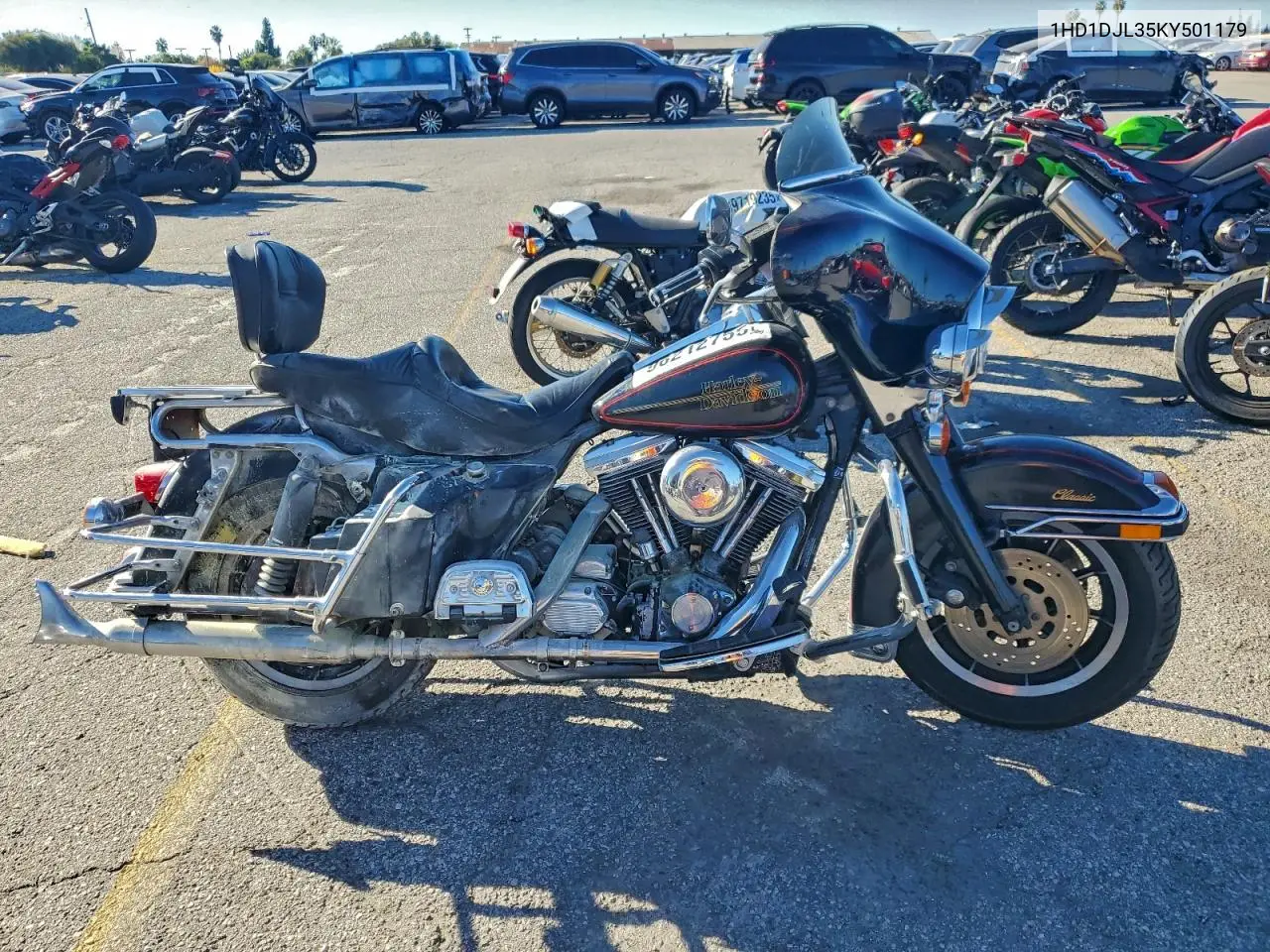 1HD1DJL35KY501179 1989 Harley-Davidson Flht Classic